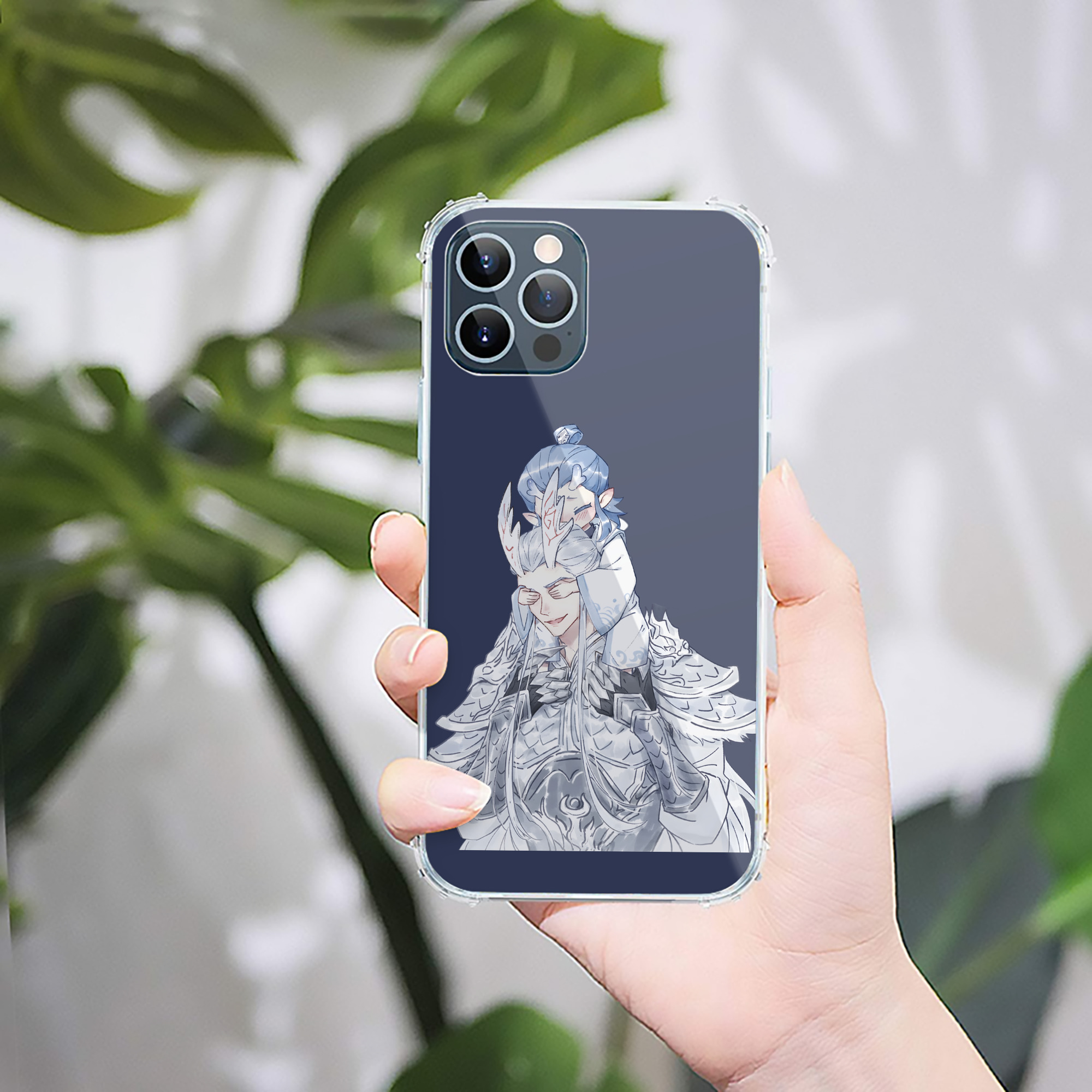 （画像用） Ne Zha 2 ナタ 魔童の大暴れ 【iPhone 12シリーズ対応】透明スマホケース（クリアソフトケース）